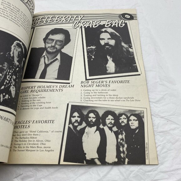 Vtg 1980 The Rock n Roll Fun Book by Bruce Pollock Scholastic Books Eagles Cars - Picture 10 of 12